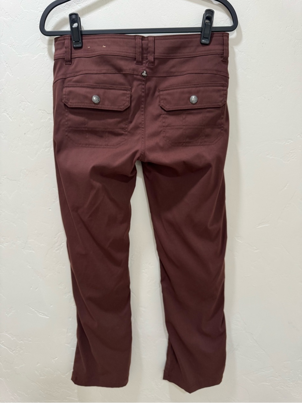 Prana Halle Pant Women's 8 Cocoa Brown Maroon Color Outdoor Hiking - Picture 10 of 16